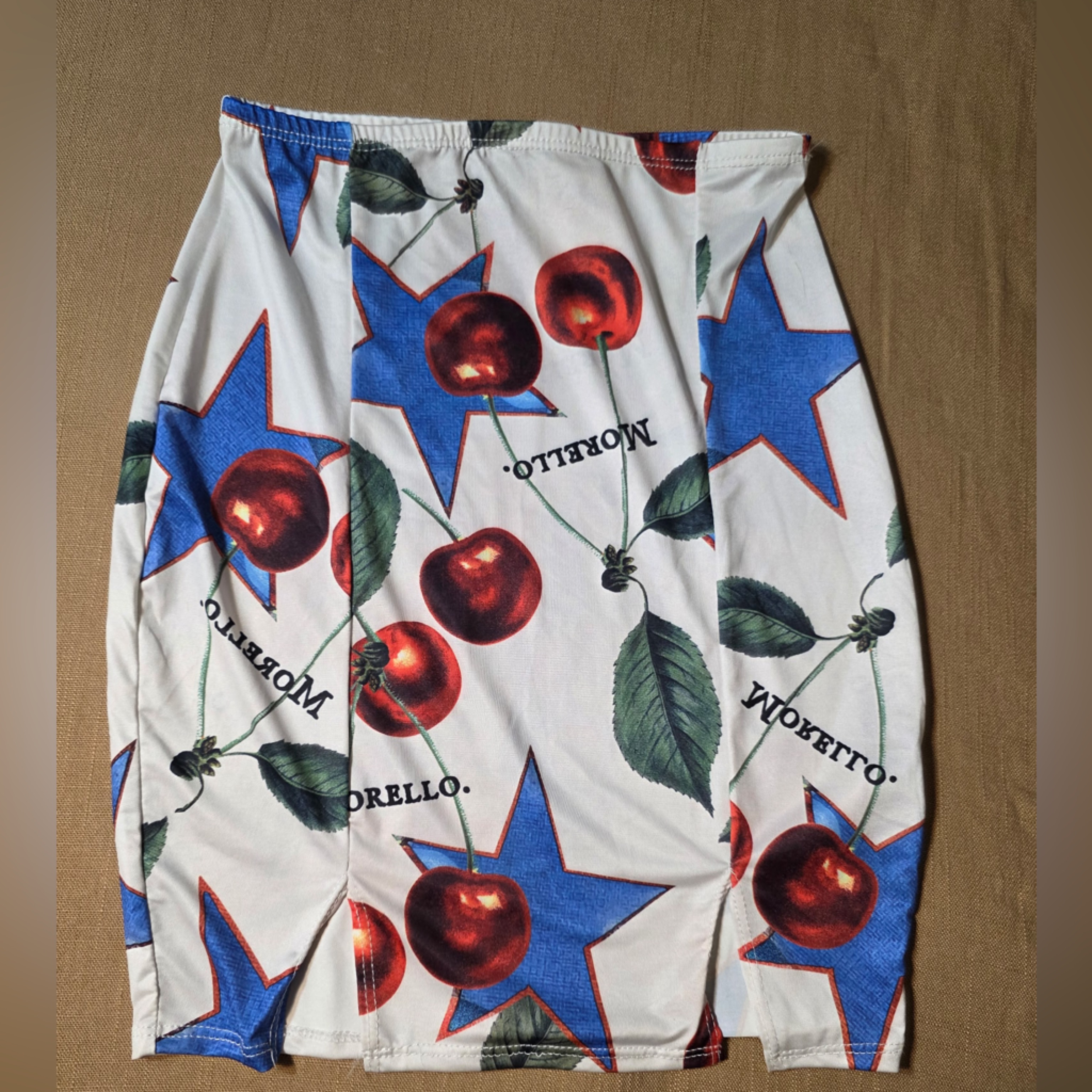 Nasty Gal Cherry And Star Patterned Skirt